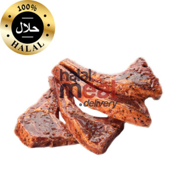marinated halal lamb chops